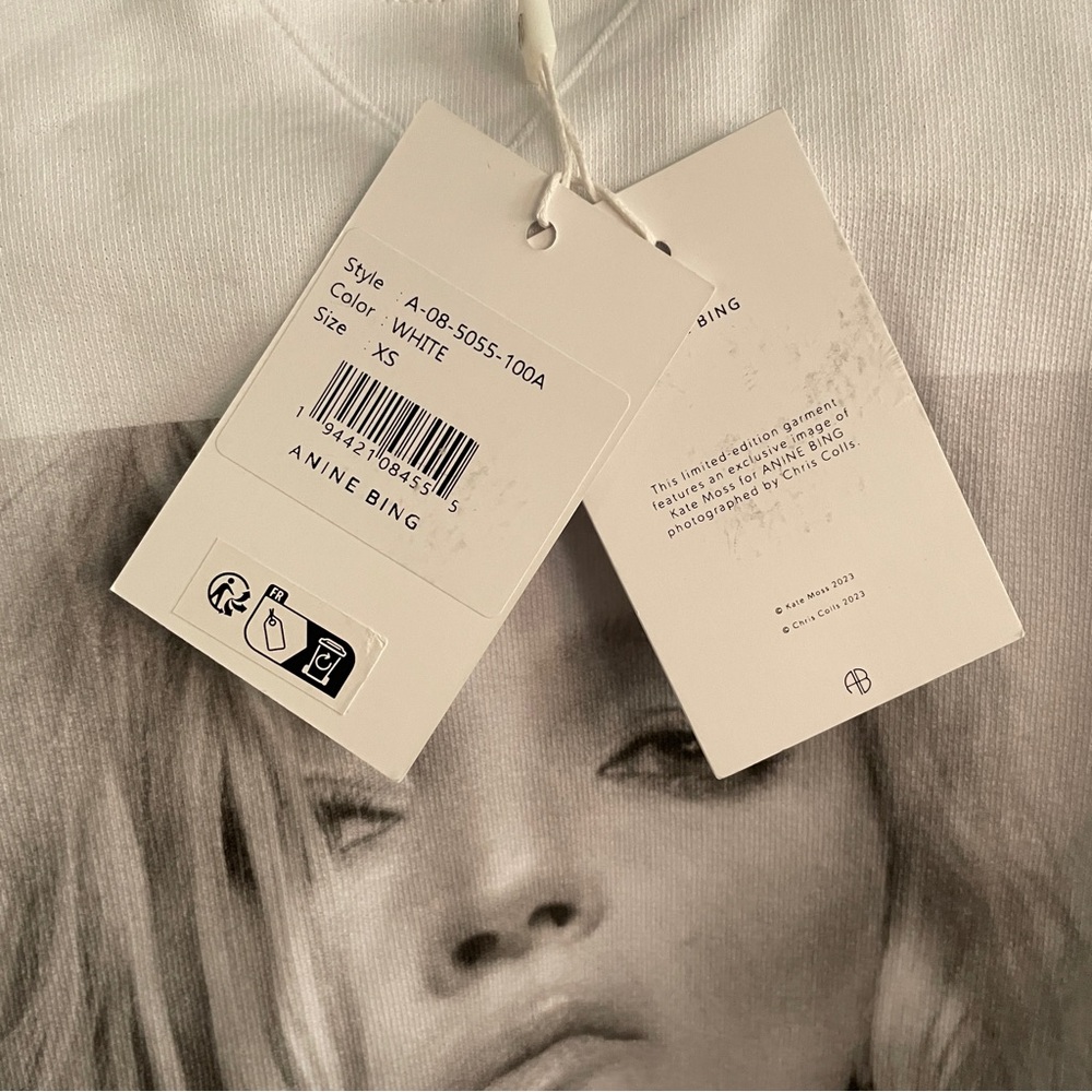 ANINE BING x KATE MOSS Sweatshirt NWT - Picture 9 of 11